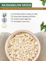 Premium Muskmelon Seeds (Kharbuja Magaj) – Fresh, Crunchy & Protein-Rich Healthy Seeds - Image 4