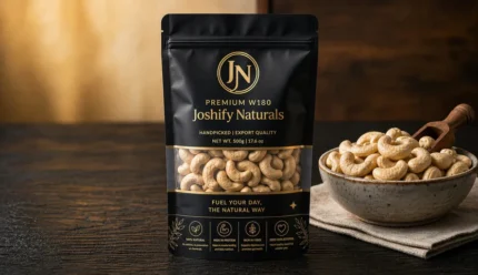 Premium Kaju W180 (Whole Cashews) – Jumbo Size, Fresh & Crunchy Cashew Nuts